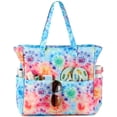 thumbnail image 1 of Bolsa de playa LEDAOU impermeable y resistente a la arena para mujer con bolsillo húmedo, 1 of 7