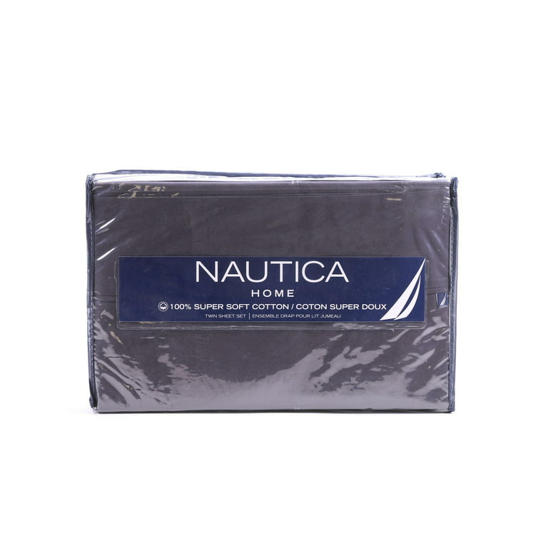 Nautica - Percale Collection - Bed Sheet Set - 100% Cotton, Crisp