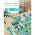 thumbnail image 3 of Juego de organizadores para cajones Caddy BiuLeon de 25 piezas en 4 tamaños, 3 of 7