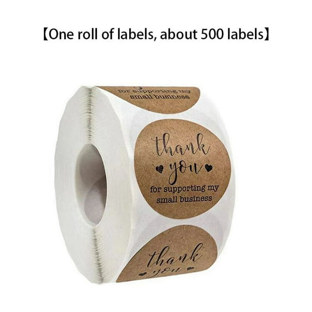 Paper Sealing Sticker Bakery Round paper sticker Sealing Label Decals Baking Package Thank You Decoration