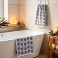 thumbnail image 4 of 2 Pack Christmas Hand Towels, Gingerbread Man Christmas Kitchen Towels, Soft Absorbent Holiday Dish Towels for Bathroom Kitchen Decor, Xmas Gift, 15.7 x 23.6 inch, 4 of 6