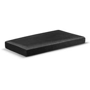 College Living Replacement Memory Foam Mattress Cover, Black Denim