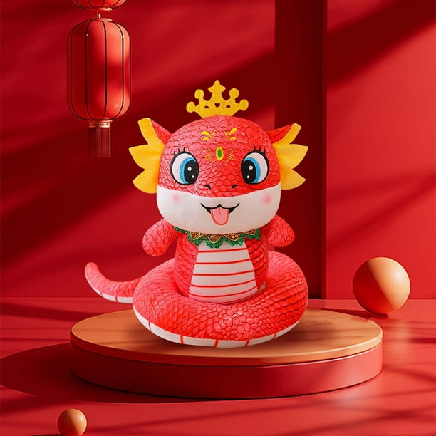 Muñeca de La Serpiente Del Año 2025, Serpiente de La Suerte, Serpiente Pequeña, Regalo de La Reunión Anual, Muñeca de Juguete