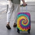 thumbnail image 3 of Rainbow Tie Dye Mandala Pattern Luggage Cover Fashion Suitcase Cover Baggage Covers Fit 25-28 Inch Luggage (Go Travel), 3 of 5