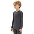 thumbnail image 2 of Unisex Kids 100% Merino Wool Base Layer Top Thermal Underwear Shirt for Girls and Boys, 2 of 7
