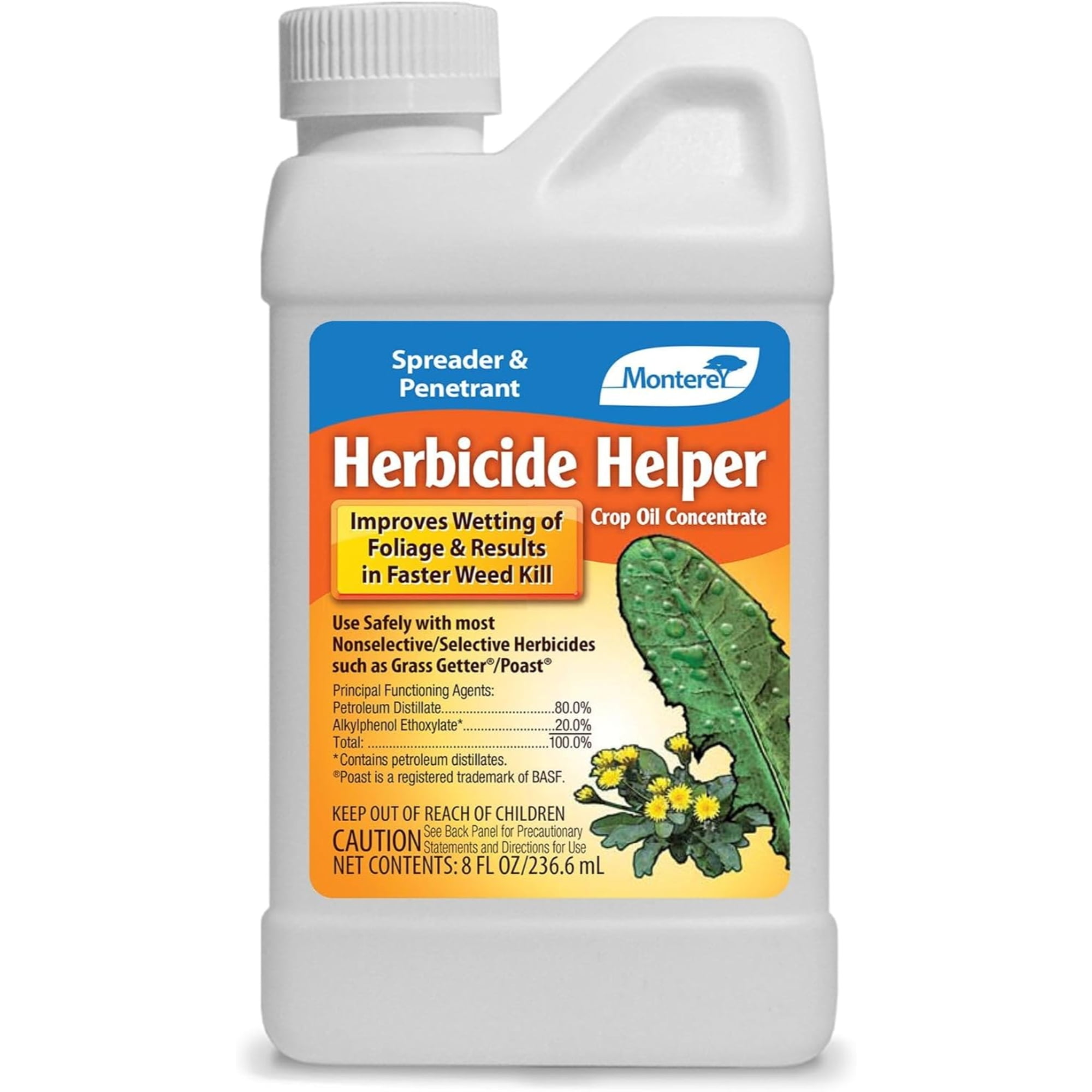 Monterey Grass Getter Herbicide Helper Concentrate Twin Pack, 8 Ounces (Pack of 2)