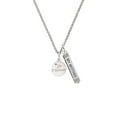 thumbnail image 2 of Delight Jewelry Silvertone Je T'aime Disc Silvertone Always My Mother Bar Charm Necklace, 23", 2 of 4