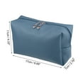 thumbnail image 4 of Unique Bargains Floral Makeup Bag Zipper Flower Cosmetic Pouch Blue, 4 of 7
