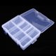 thumbnail image 4 of Caja de Almacenamiento de Joyería de Plástico de 8 Ranuras Soledad Organizador con Separadores, 4 of 10