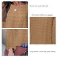 thumbnail image 4 of Blusa holgada con cuello redondo y lunares, blusa de manga larga transpirable a la moda para citas, 4 of 5