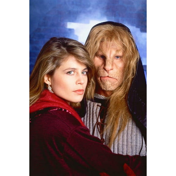 MovieMarket Beauty and The Beast TV RareLinda Hamilton Ron Perlman 24" x 36" Poster