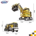 thumbnail image 2 of Htovila XINGBAO 13002 Excavator 8 in 1 Building Block with Box, 2 of 2