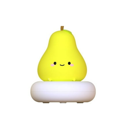 

Adorable Night Lamp Nightstand Cartoon Adjustable Light Rechargeable Living Room Decoration Lighting Ornament Birthday Gift Pear