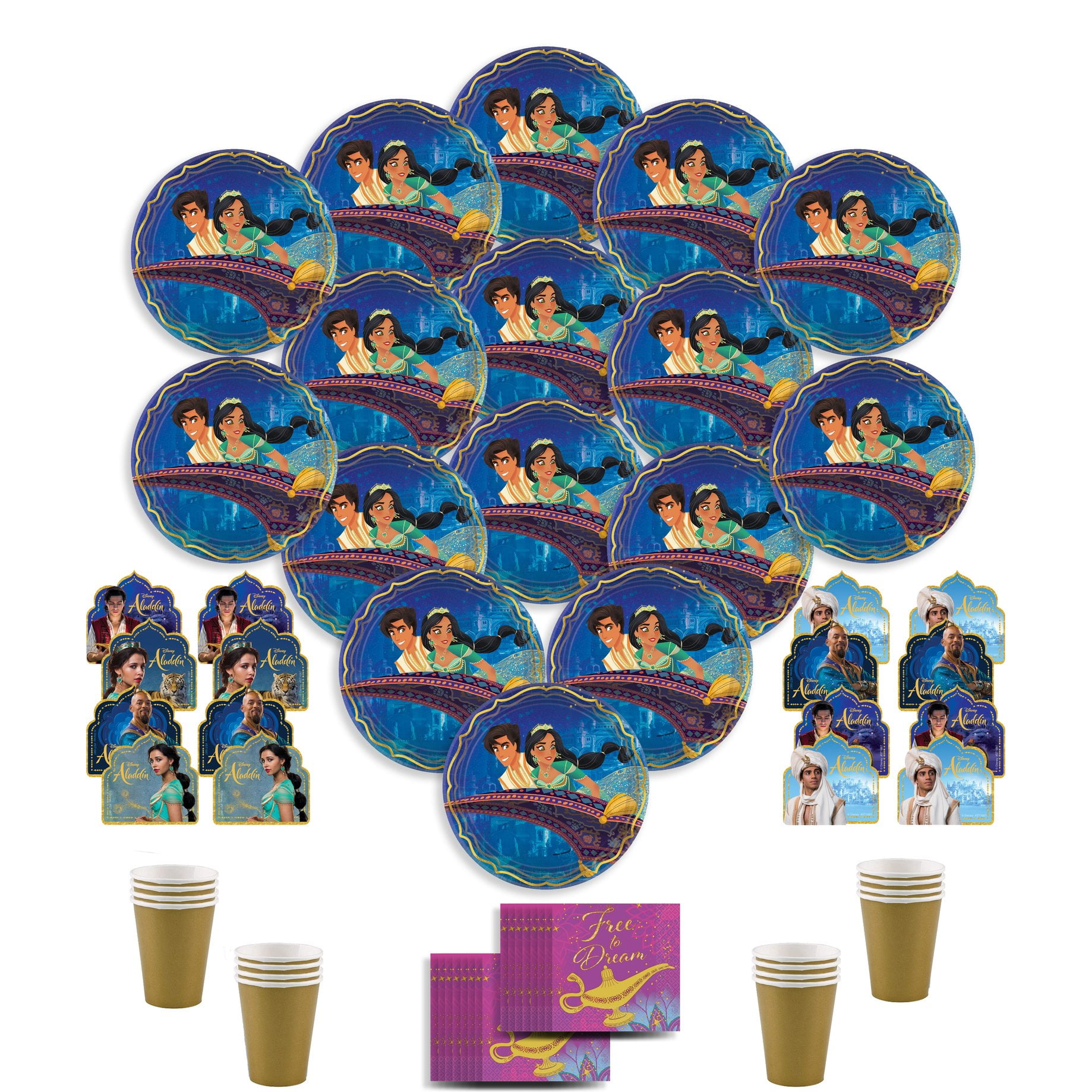 B There Disney Aladdin Party Pack Bundle Kids Disney Aladdin