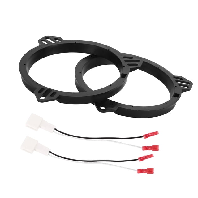 Anillo Espaciador de Altavoz Unique Bargains Adaptador de Altavoz Tweeter para TOYOTA COROLLA 1998-2013 para 6.5'' ABS 2 Juegos