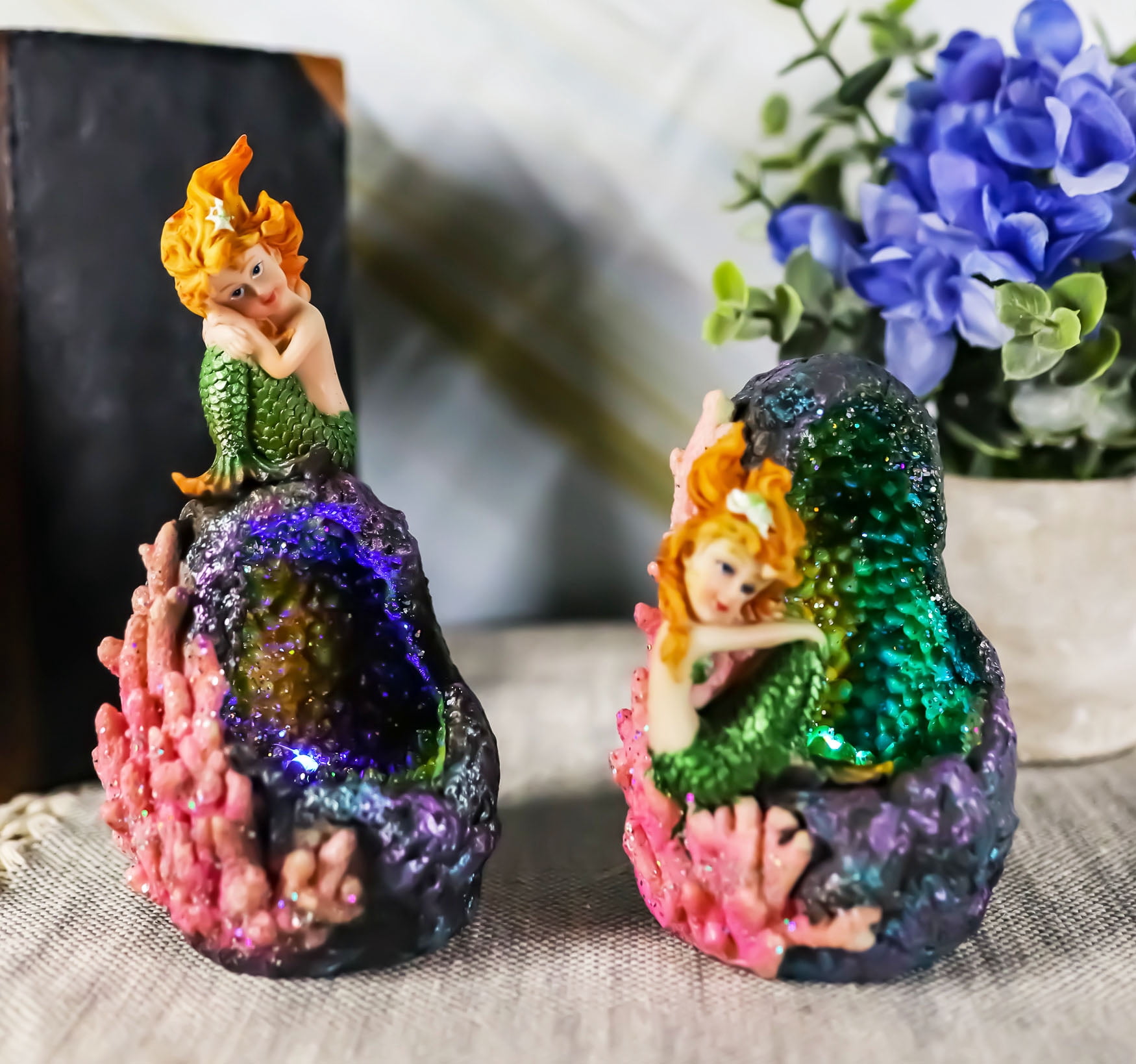 Village Houses & Church LED Tea Light Ceramic Figurines Set – 12 Piece Holiday Decor 2 thumbnail image