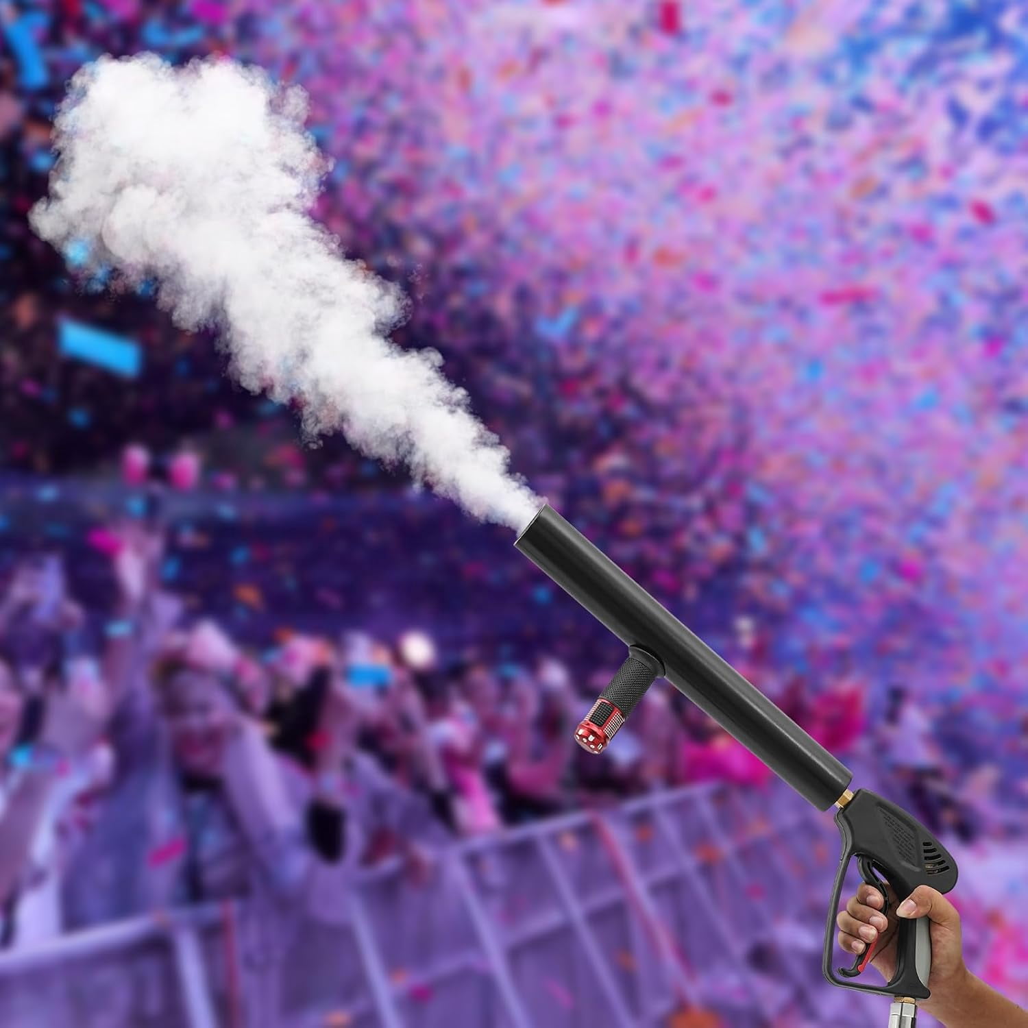 CO2 Jet Machine CO2 Fog Machine Handheld Mini CO2 Spraying Machine for Stage Effects Concert Party Bar Club