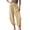 Beige16, variant on Sweatpants Women Solid Drawstring Ruched Harem Pants, Casual Elastic High Waist Loose Lantern Pants, Adjustable Cinched Ankle Trousers Jeans for Women