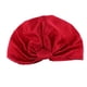 thumbnail image 5 of Sombreros para Dormir de Noche para Mujer, o de Quimioterapia para El Del Cabello rgo, o de Seda, Cabeza borgoña Macarena Sombreros para dormir, 5 of 8