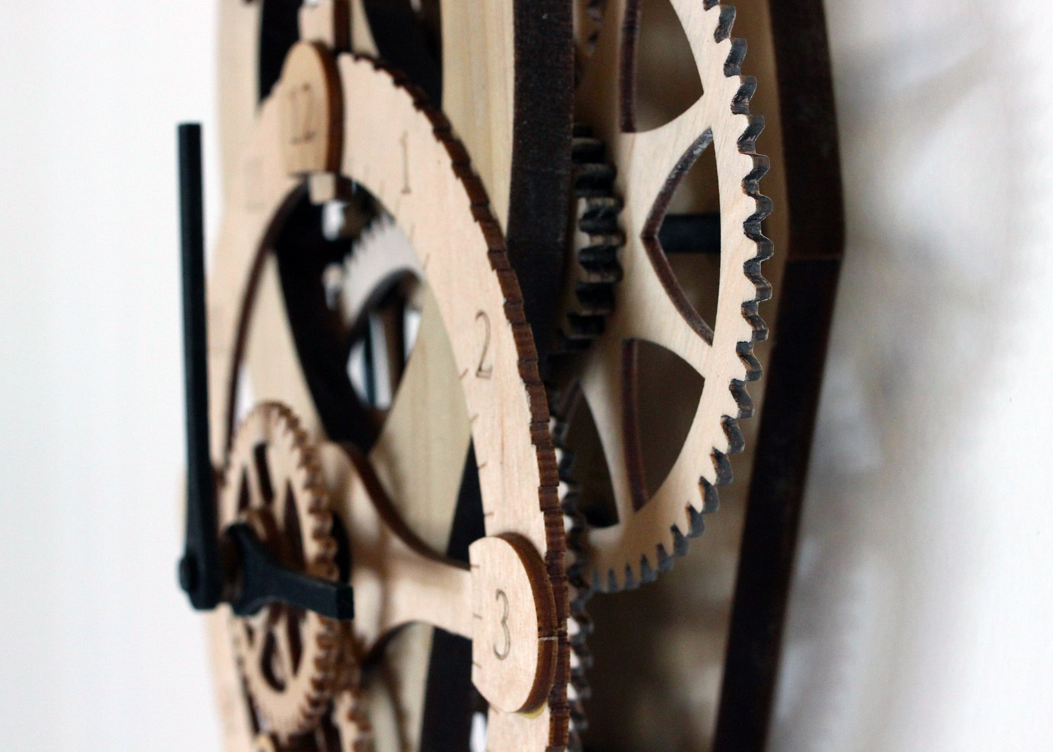 Deluxe Mechanical Wood Vera Clock Kit DIY Advanced Project
