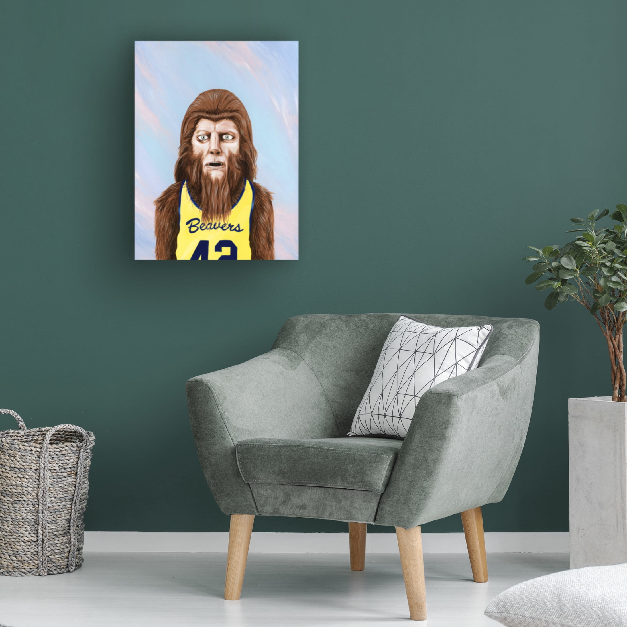Trademark Fine Art Famous When Dead Teen Wolf Canvas Wall Art