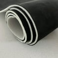 thumbnail image 5 of Black Car Suede Headliner Fabric 60" L × 60" W Foam Backing Material 1/9" 3mm DIY Home Auto Roof Repair Protect A/B/C Pillar Craft Car Interior Carpet Replacement 24.21 sqft, 5 of 6