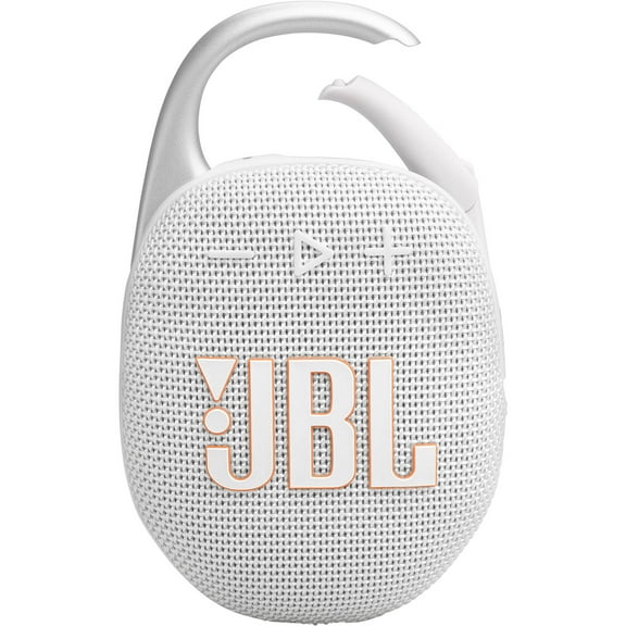 Restored JBL JBLCLIP5WHTAM-Z Clip 5 Portable Bluetooth Speaker, White (Refurbished)