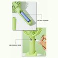 thumbnail image 3 of Ventilador portátil de mano 1000-1200 mAh Ventilador de escritorio recargable USB (verde oliva), 3 of 5