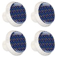 thumbnail image 2 of 4 Pcs Lighthouse Blue Nautical Knobs for Kitchen Cabinet Cupboard Dresser Bookcase Drawer Pulls Handles Round Home Decor, 2 of 8