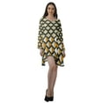 thumbnail image 5 of Moomaya Long Sleeve Shirt Women Printed Plus Size Dresses Rayon Short Tunic Tops, 5 of 6