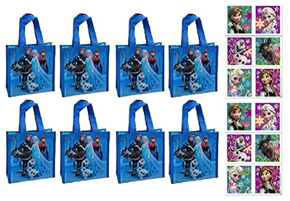 Disney Store Frozen Elsa Anna Reusable Tote Bag Shopping Gift Beach School NWT 