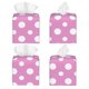 thumbnail image 2 of Fotbe Purple And White Polka Dot Porta Pañuelos Decorativo de Cuero, Caja Cuadrada Moderna para Pañuelos Faciales, Organizador y Dispensador 5x5x5'', 2 of 7