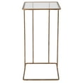 thumbnail image 4 of Uttermost Cadmus Iron Metal and Glass Accent Table in Antique Gold, 4 of 5