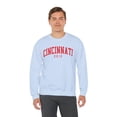 thumbnail image 6 of Cincinnati Ohio Sweatshirt Gifts Crew Neck Shirt Long Sleeve Unisex, 6 of 7