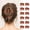 Coffee, variant on European Style Small Barrettes Hair Clips for Women Girls Hair Accessories Headwear Top Clips Set 12PCS