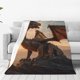 thumbnail image 1 of Balery Sky Sunset Bronze Dragon Manta de Felpa Suave y Acogedora – Cobija de Franela Aterciopelada para Cama, Lavable y Cálida para Sofá, Mascotas, Transpirable-60"x50", 1 of 7