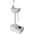 thumbnail image 1 of Hike Crew Évier de Camping Portable, 19.7 Po L x 12.9 Po L, Réservoir et Bassin de 5 gal - Blanc, 1 of 7