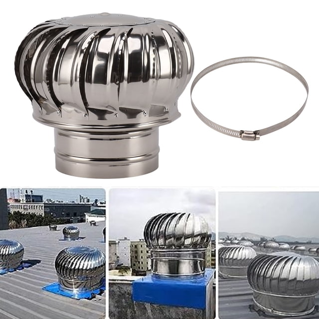 Cheminée, cheminée Directionnelle du Vent, Cheminée de Soins, Ventilateur Rotatif de Cheminée, Cheminée Anti-Courant en Acier Inoxydable