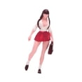 thumbnail image 4 of MERIGLARE 1:64 Girl Model Figure Movie Props Character Handpainted DIY Scene Decor Style A, 4 of 9