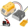 thumbnail image 1 of Battery Adapter Compatible with 20V Max Slider Lithium Battery 20V to 12V Step Down Battery Voltage Converter 180W Portable Buck Converter for Air Conditioner Fan Light, 1 of 8