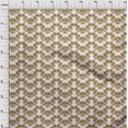 thumbnail image 4 of oneOone Georgette Viscose Orange Fabric Block Craft Projects Decor Fabric Printed By The Yard 42 Inch Wide, 4 of 5