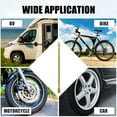 thumbnail image 2 of Unique Bargains 4pcs Brass Auto Tire Valve Extension Adaptor Air Tyre Stem Extender for Car Truck 200mm, 2 of 8