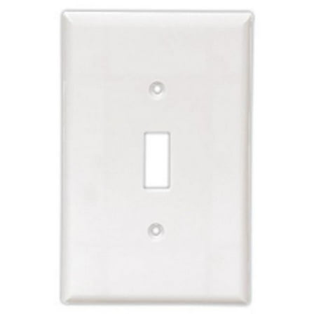 Cooper Wiring Devices 393720313 2034W-BOX 1 Gang Switch Wall Plate, White