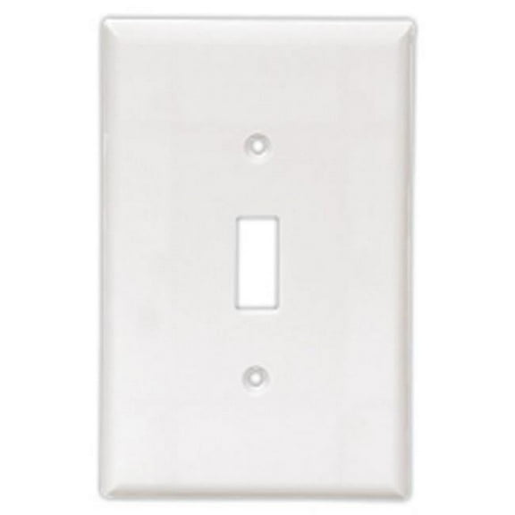 Cooper Wiring Devices 393720313 2034W-BOX 1 Gang Switch Wall Plate, White