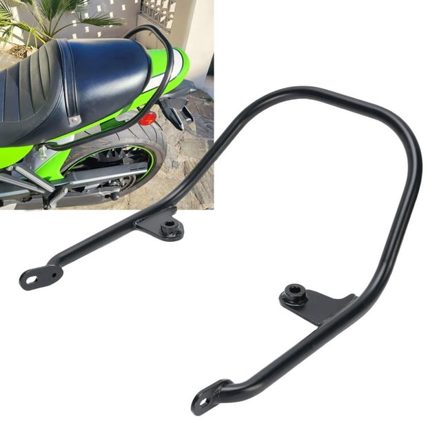 Pillion Seat Grab Handles, Passenger Seat Hand Grab Bar Weatherproof Anti Rusting Easy Installation Steel for Motorcycle