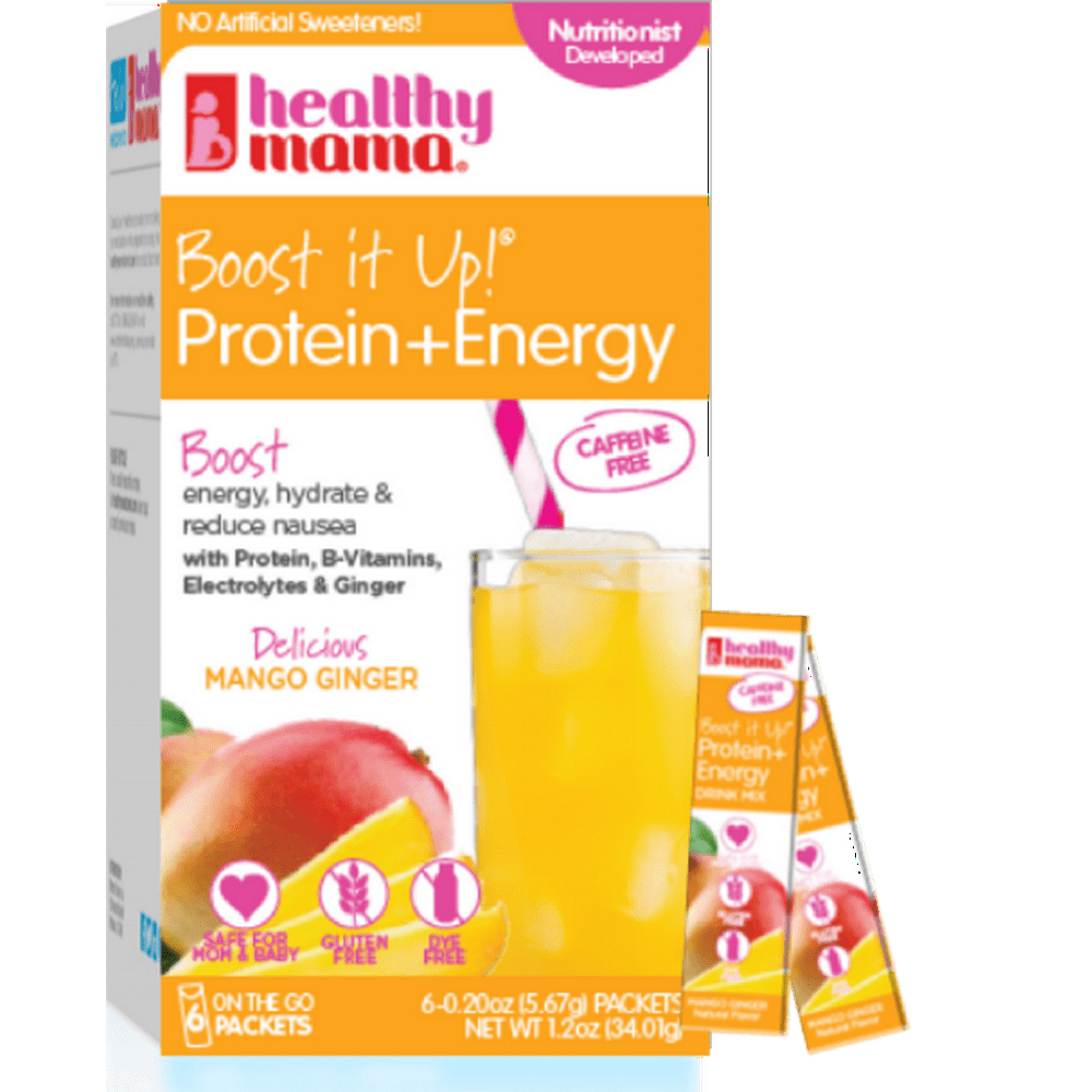 Healthy Mama Boost it Up! Caffeine-Free Protein & Energy Drink Mix