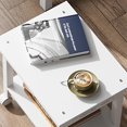thumbnail image 4 of TUTOTAK 2 Tier Printer Stand, Rolling Printer Cart with Power Outlets and USB Ports, Mobile Printer Table with Wheels, for Under Desk, Office, Home,, 4 of 7