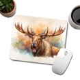 thumbnail image 3 of Angry Moose Watercolor Mouse Pad Low Profile Gaming Mat, 3 of 7