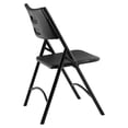 thumbnail image 4 of Pemberly Row Chaise Pliante Moderne en Plastique Robuste de 32 Pouces en Noir (Ensemble de 4), 4 of 7