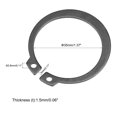 thumbnail image 3 of Unique Bargains 42.5mm External Circlips C-Clip Retaining Snap Rings 65Mn 30pcs, 3 of 3